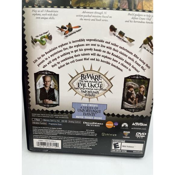 Lemony Snicket's A Series of Unfortunate Events Sony PS2 game – retro